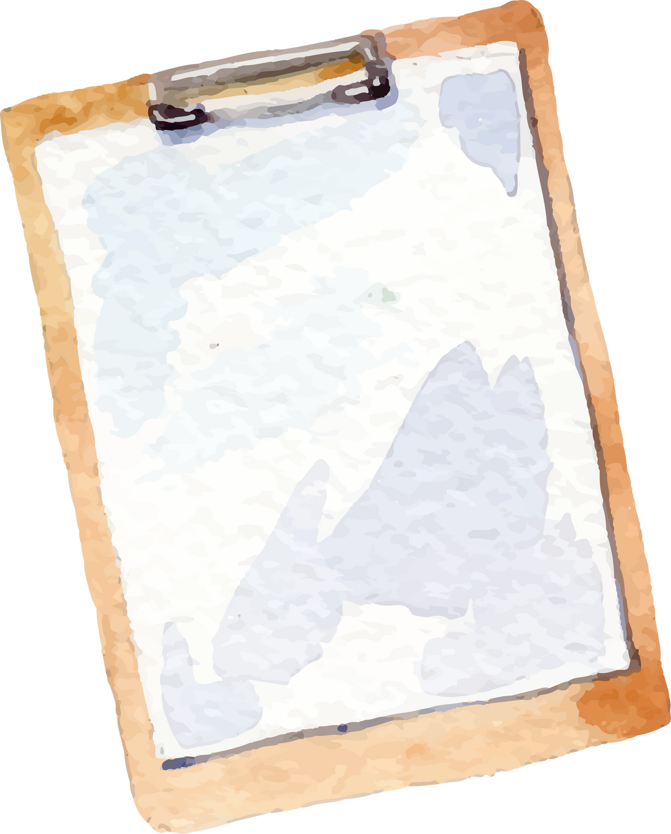 Watercolor Clipboard